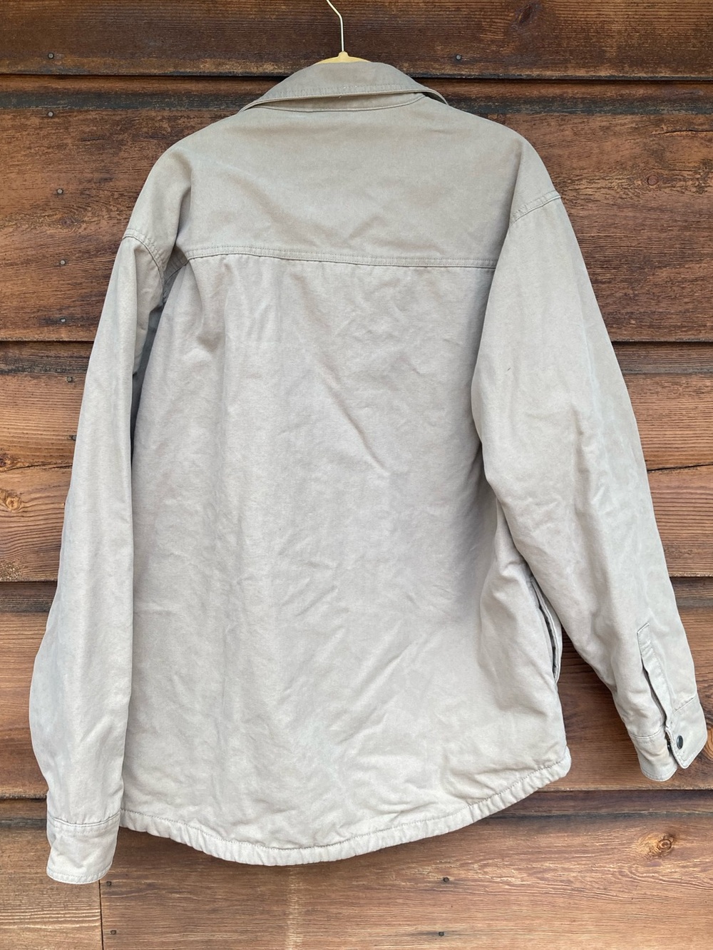 Fleece-Lined Tan Jacket - Picture 4 of 8